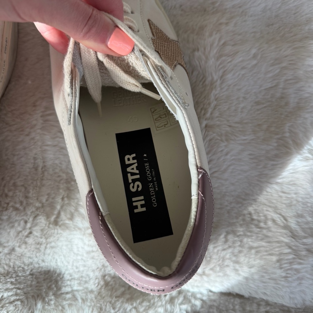 Golden Goose Hi Star Low Top Platform Sneaker - Picture 6 of 7